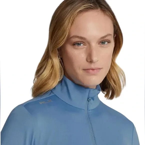 NWT RLX Ralph Lauren Quarter Zip Jersey Pullover (B-1) - Picture 2 of 16